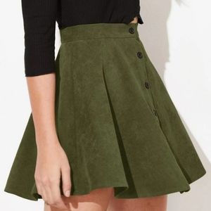Green skirt
